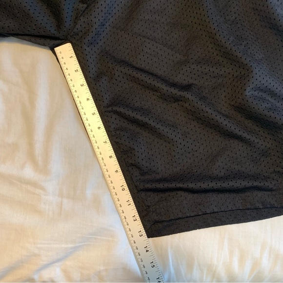 Men's Black Athletic Mesh Shorts Lined 6XL Basketball Workout - Picture 10 of 11